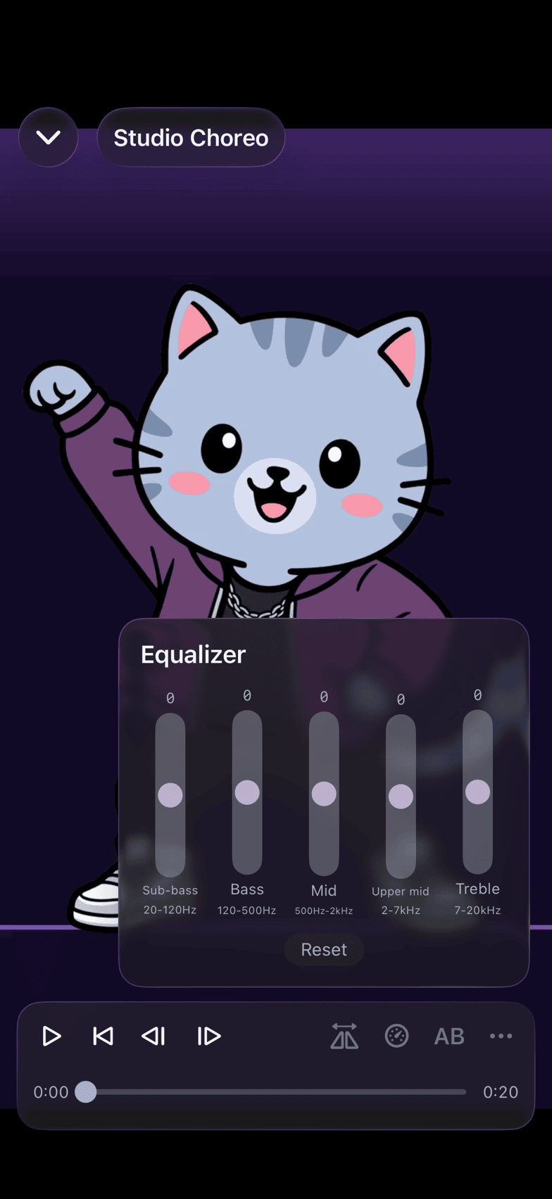 Equalizer ห้าย่านความถี่