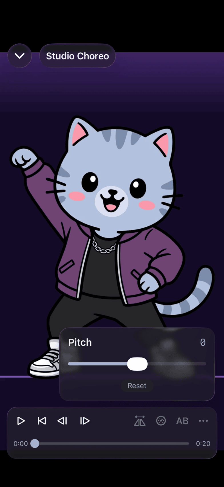 หน้าต่าง Pitch